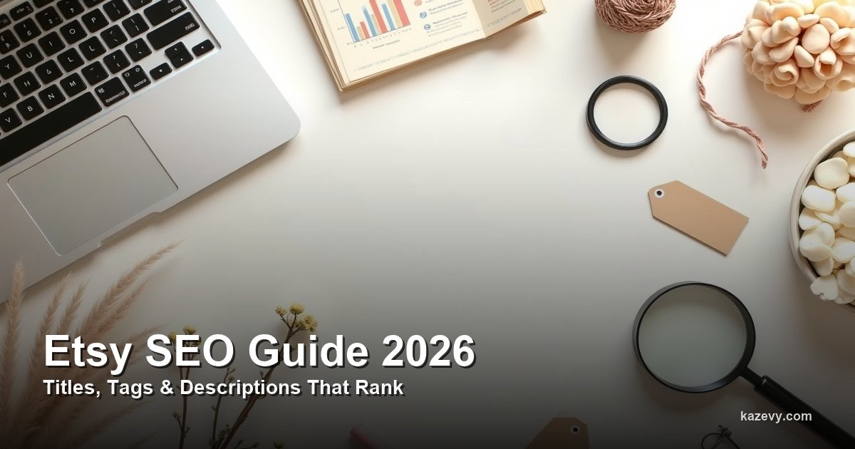 Etsy SEO Complete Guide 2026 - Titles, Tags & Descriptions That Rank